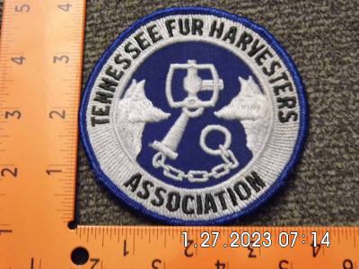 Tennessee Fur Harvesters Association Patch